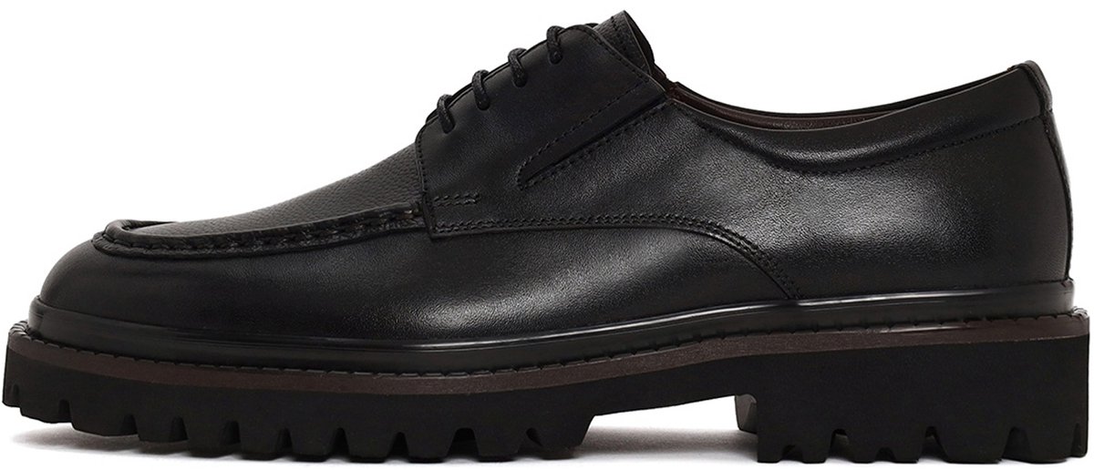 DERIMOD Derbyschoenen Met Chunkyzool Leren Derbyschoenen Met Chunkyzool