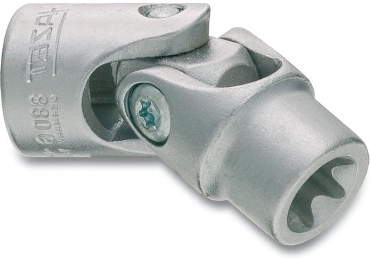 Torx Steeksleutel - Sterbit Dop - Reparatiewerkzaamheden - Met scharnier - E8 43 mm - Gepolijst