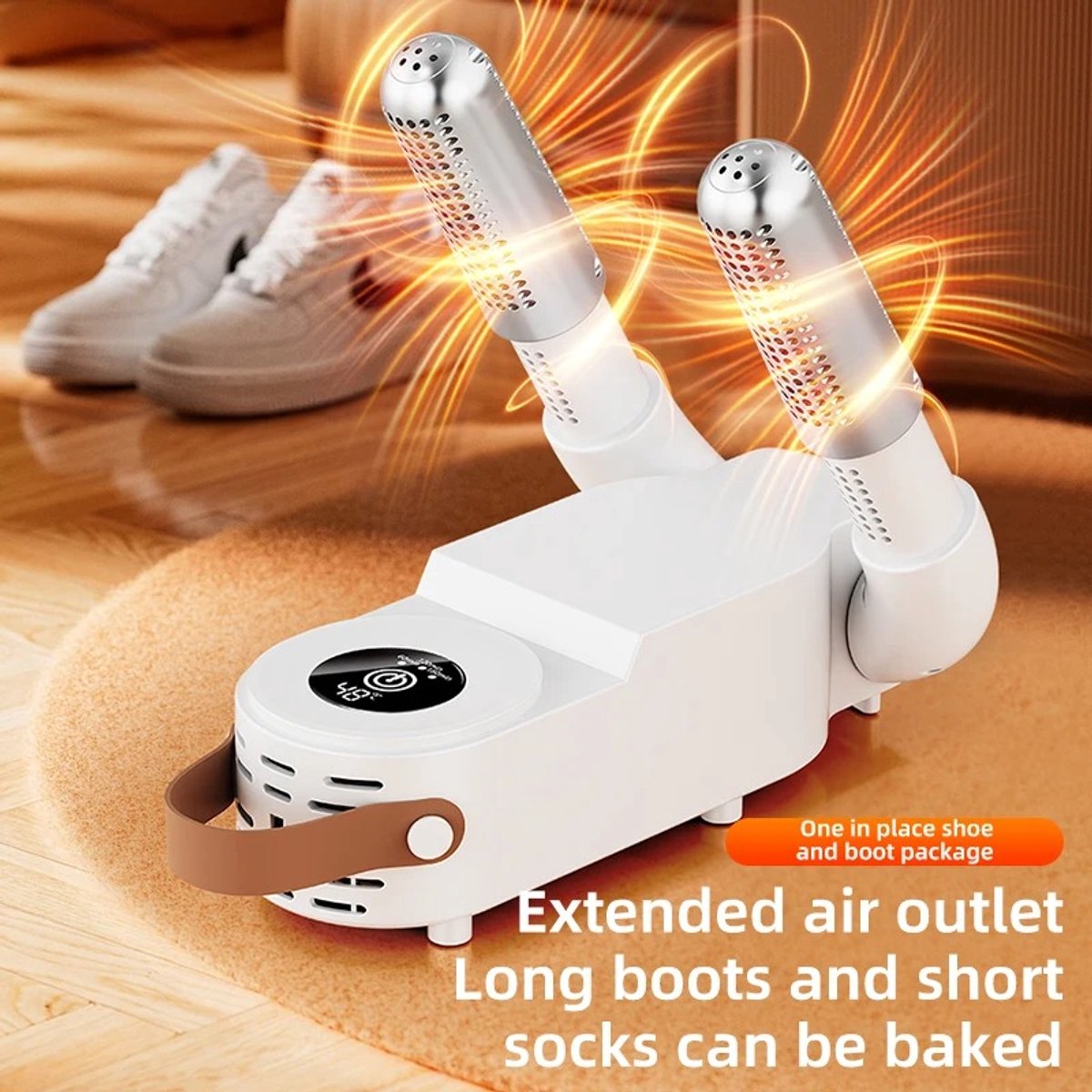 Waves - Schoendroger - Shoefresh - Schoenverfrisser - Met UV sterilisator - Sneldrogende deodorant - Met timer - draagbaar