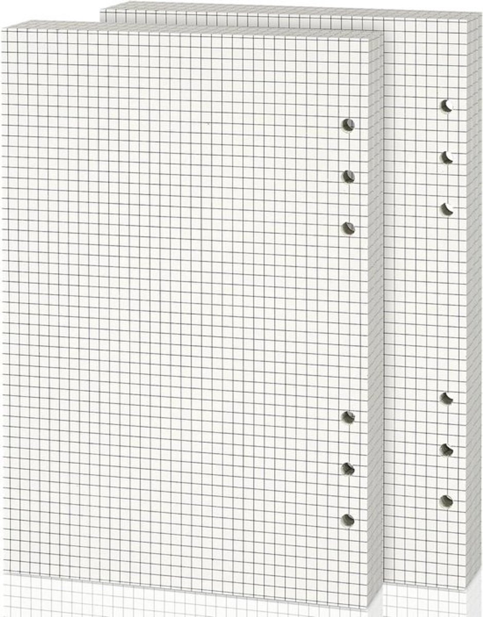 Navulpapier A5 Raster - Papier voor notitieboek - Notities Maken - 100GSM Papier - A5 160 Vellen - Beige