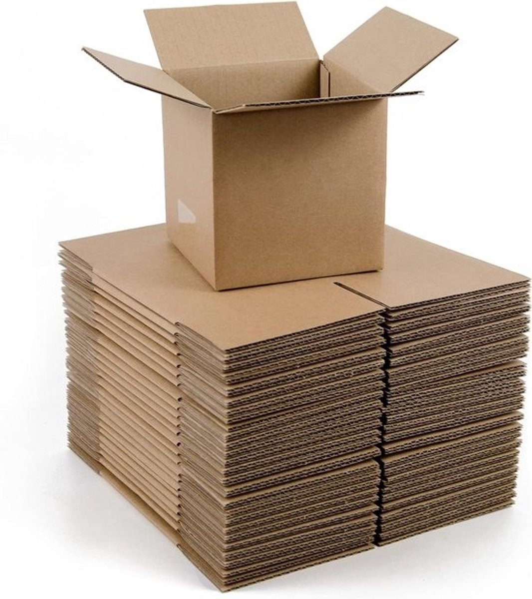 Verzenddozen Karton - Verhuisdozen Kleine Doosjes - Kleine Items Verzenden - Stevig Golfkarton - 25 stuks 5x5x5 inch - Bruin