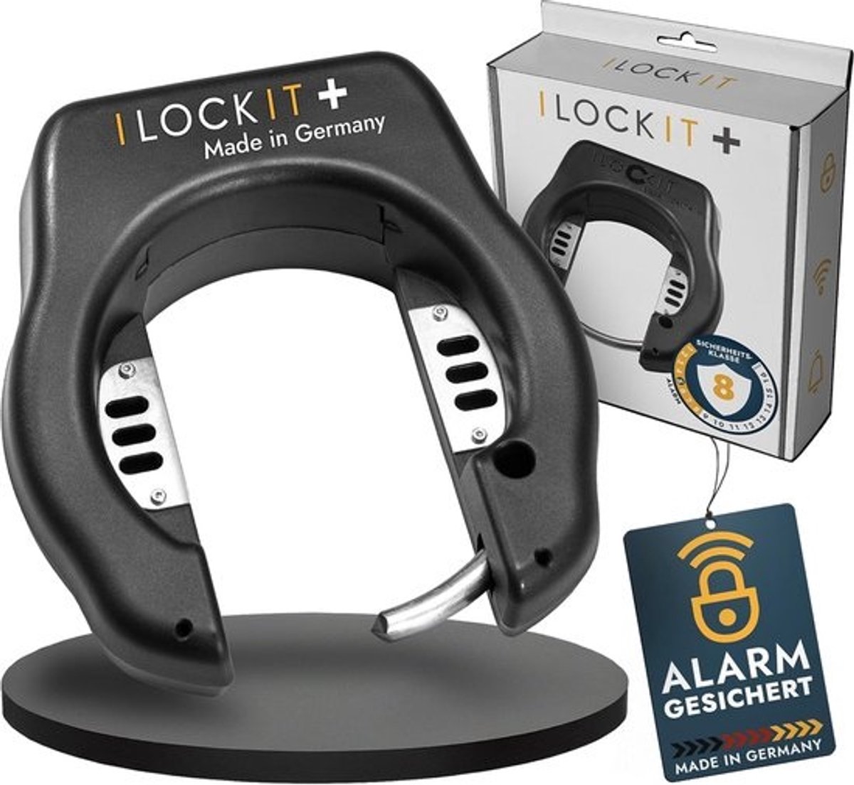 Slim Bluetooth fietsslot met alarm | Automatisch frameslot | Bedien via smartphone | Made in Germany