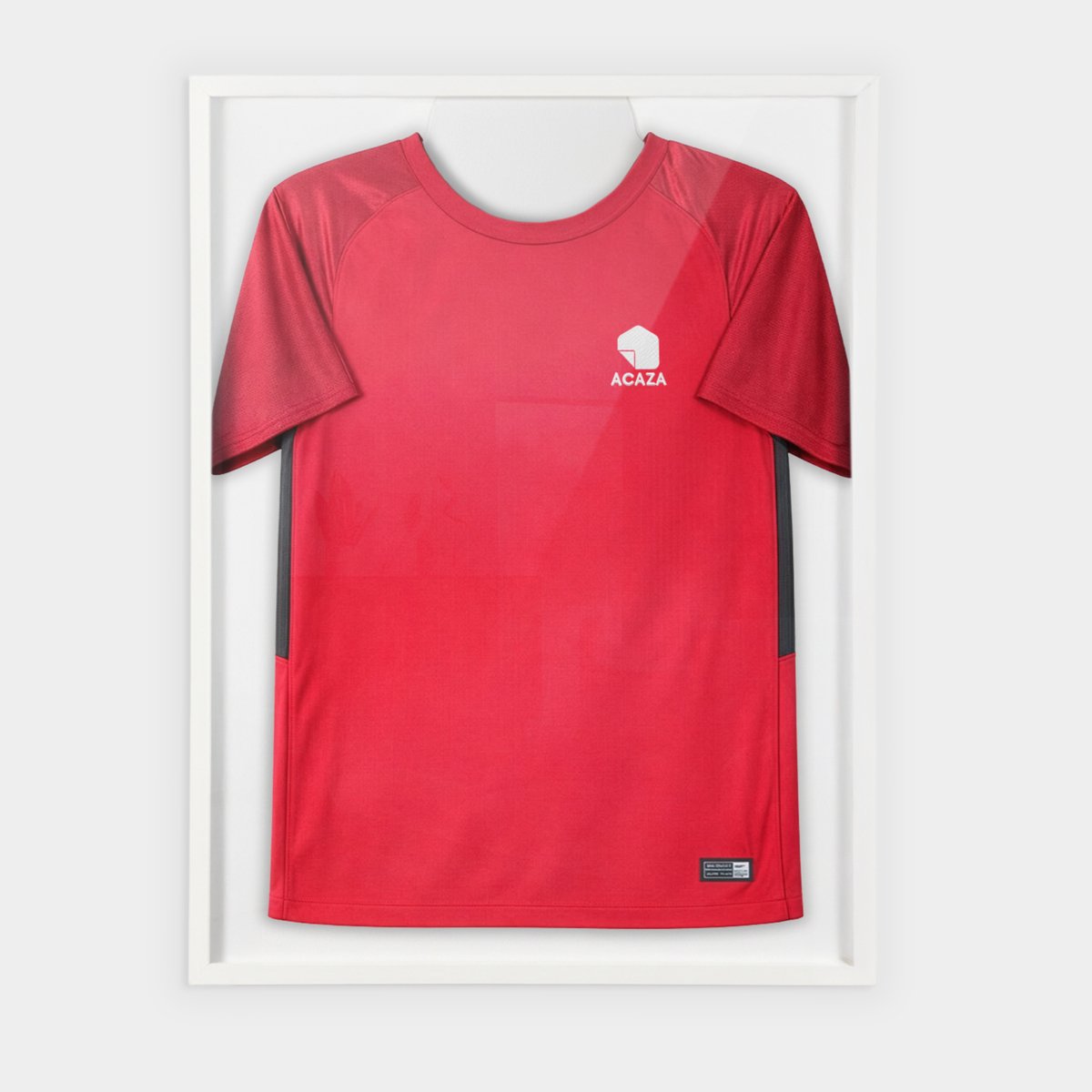 ACAZA Wissellijst - Shirt inlijsten - 70x90 cm - MDF Hout - Wit - 3D fotolijst - Wissellijst Voetbalshirt - Voetbal - Basket - Wielershirt