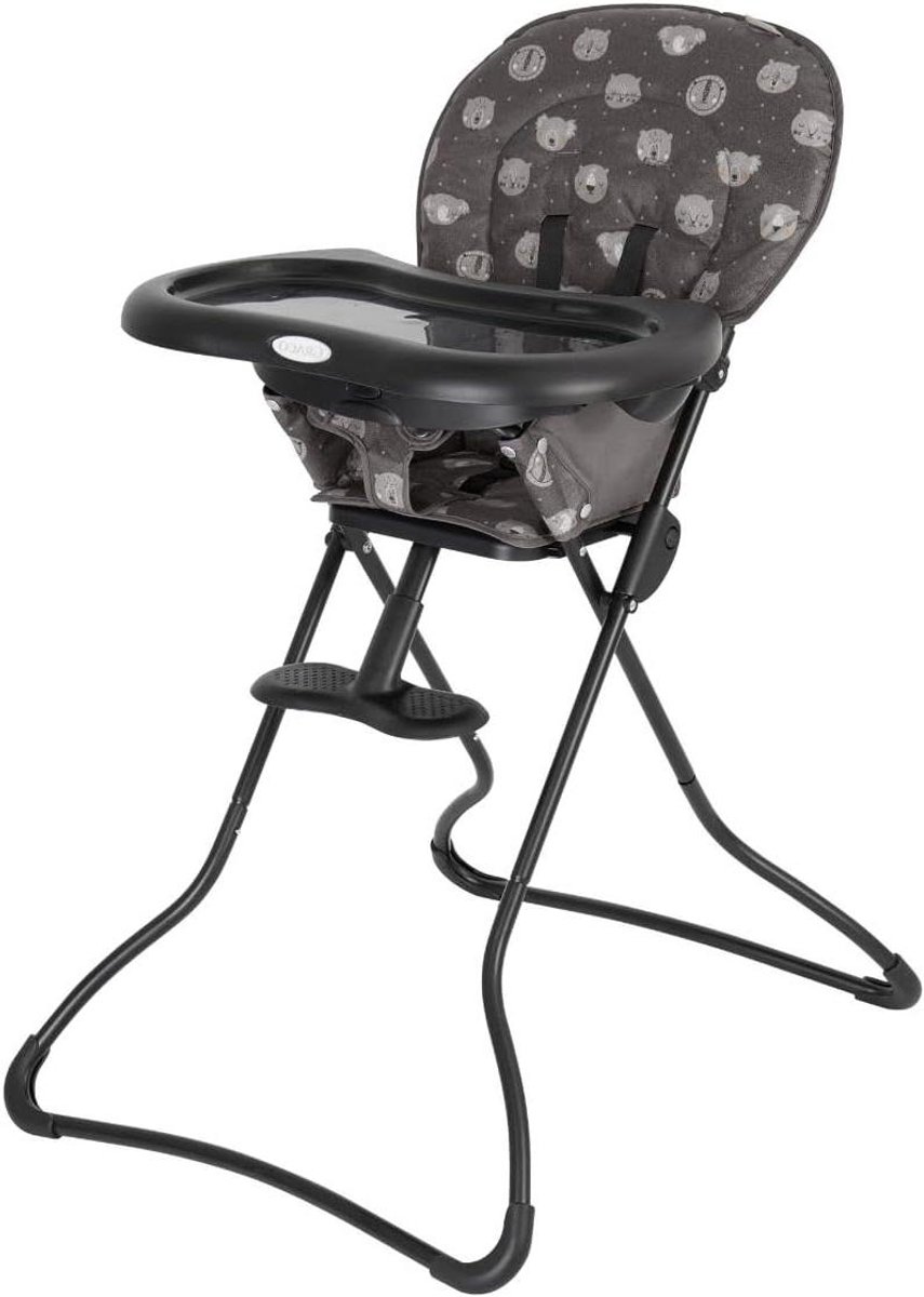 Kinderstoel - Eetstoel Baby - Veilig Eten - Compact Opvouwbaar - Tot 15 kg - Slaperige Hoofden