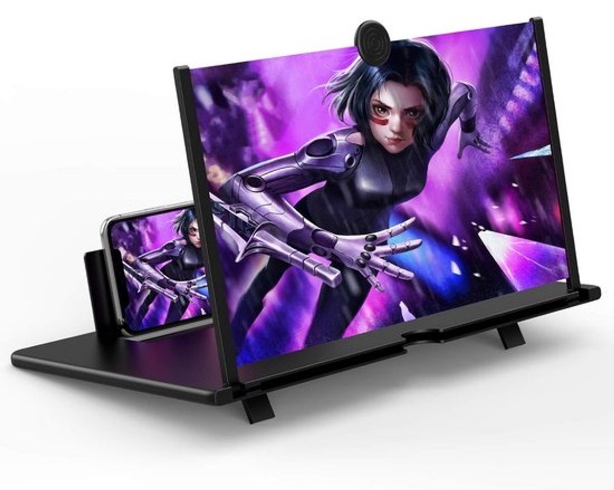 12 Inch Mobiele Telefoon Scherm Vergrootglas - HD Projector voor Films en Gaming