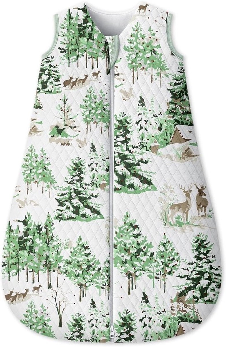 Babyslaapzak - Trappelzak baby - Veilig slapen - 1.5 TOG - 67 cm - Groen