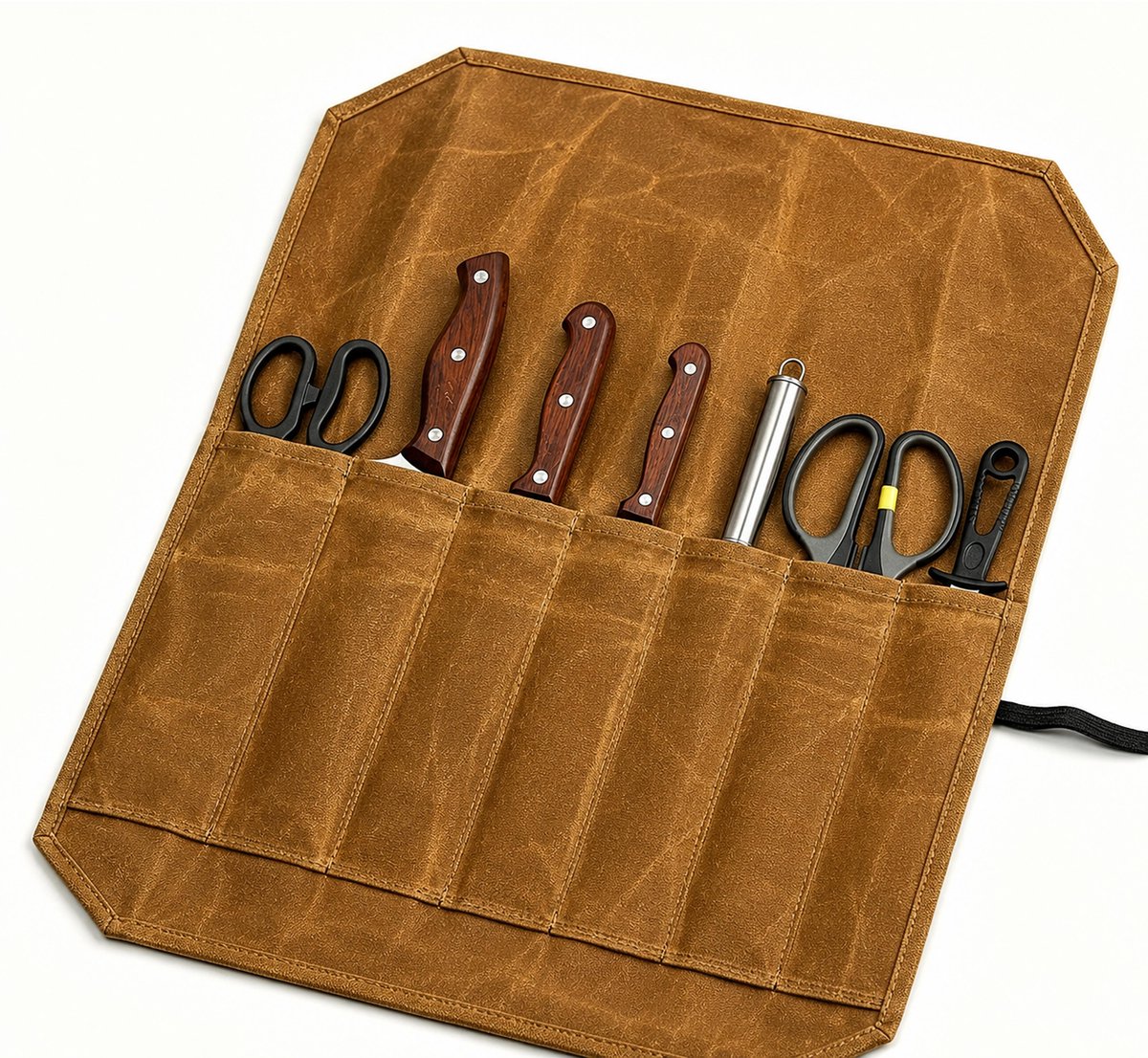 Messenrol - 7 opbergvakken - 56 x 45 cm - Khaki