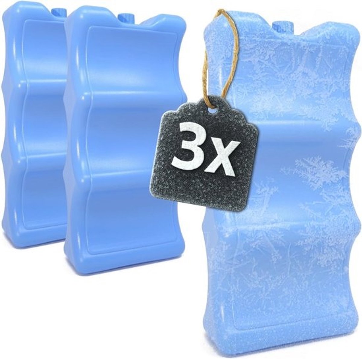 Koelelement voor blikken en kleine flessen - Koelpack voor koeltas en koelbox (3 stuks)