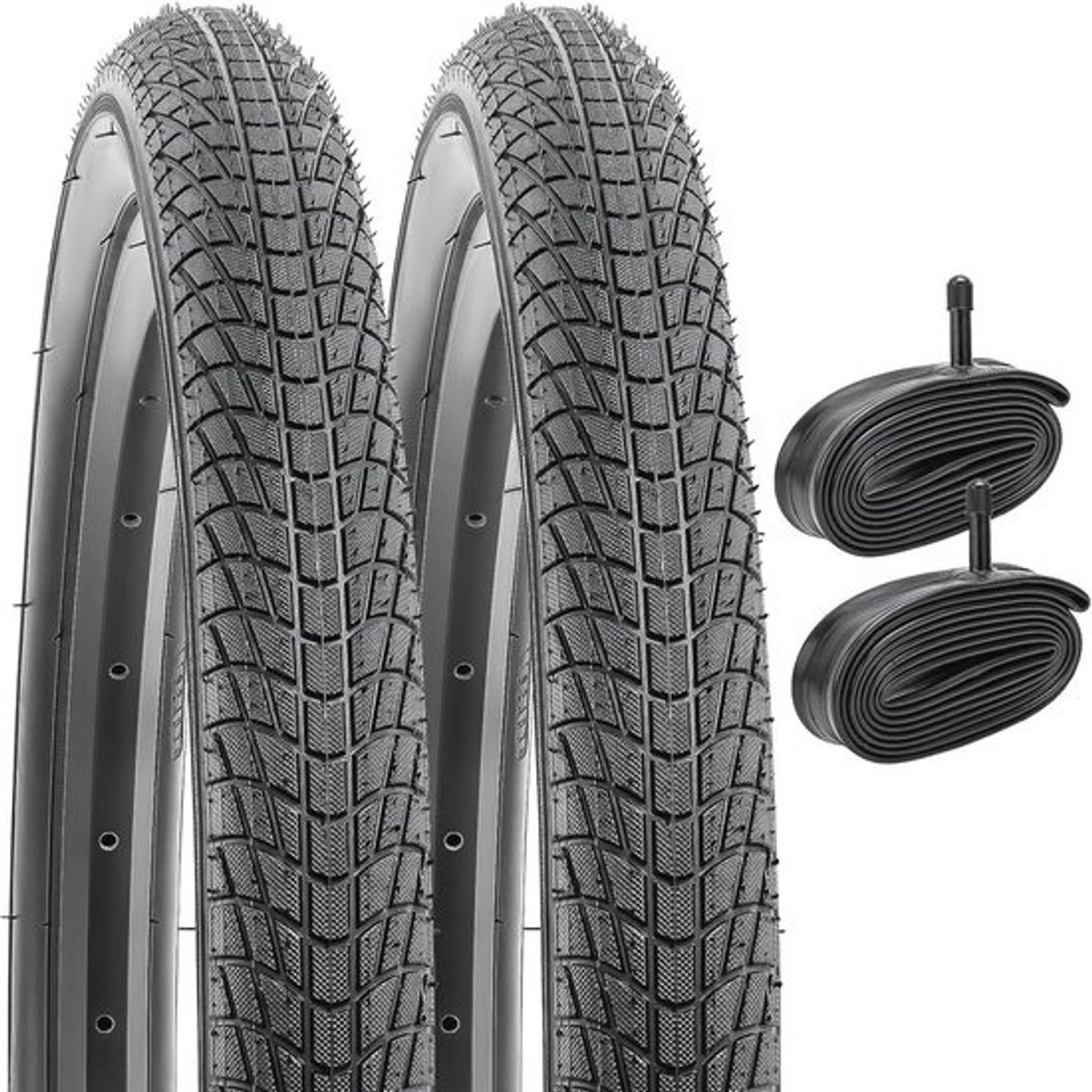 2-Pack Fietsbanden 16x1.75 en Fietsbinnenbanden 16x1.50/1.75 - Geschikt voor 16 inch Fietsen