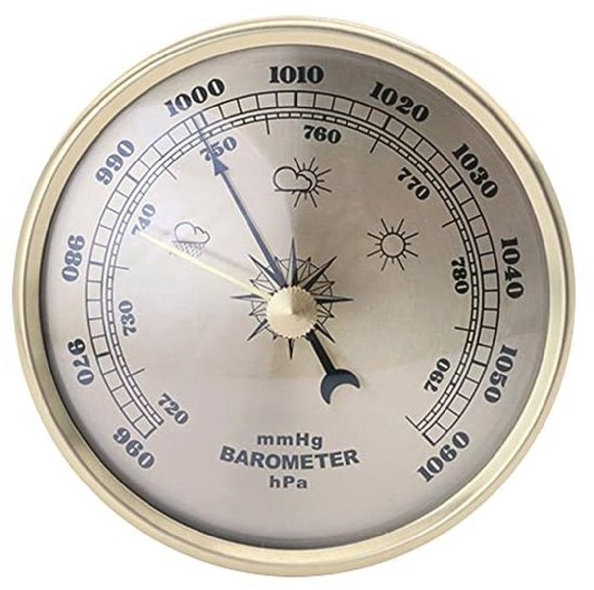 Analoog Weerstation voor Binnen en Buiten met Barometer, Thermometer en Hygrometer