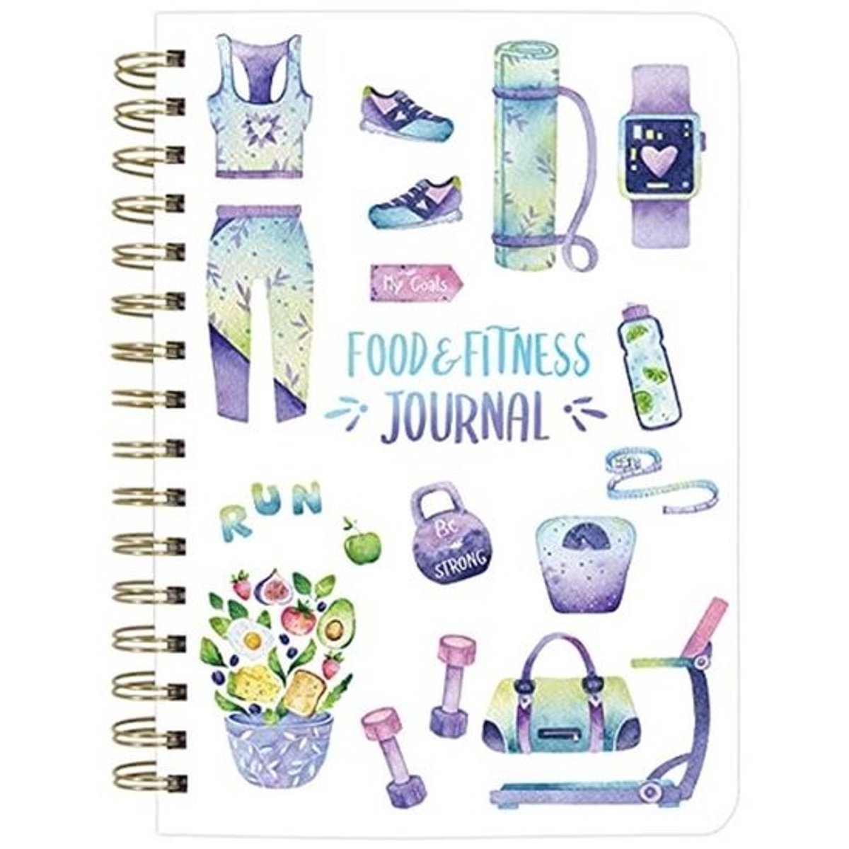 Voedsel en Fitness Dagboek voor Gewichtsverlies en Gezondheid
