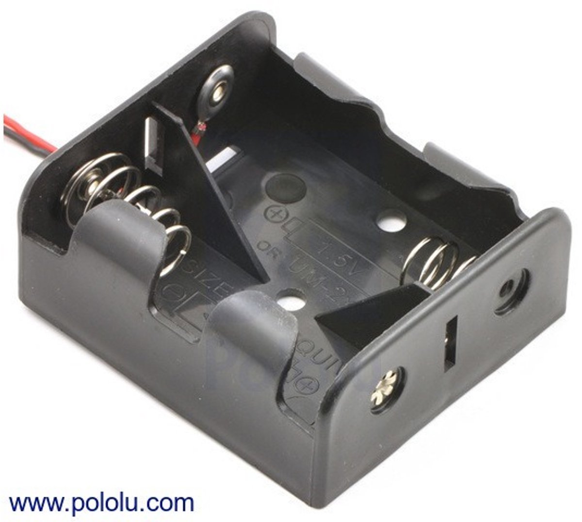 2-C Battery Houder Pololu 1157