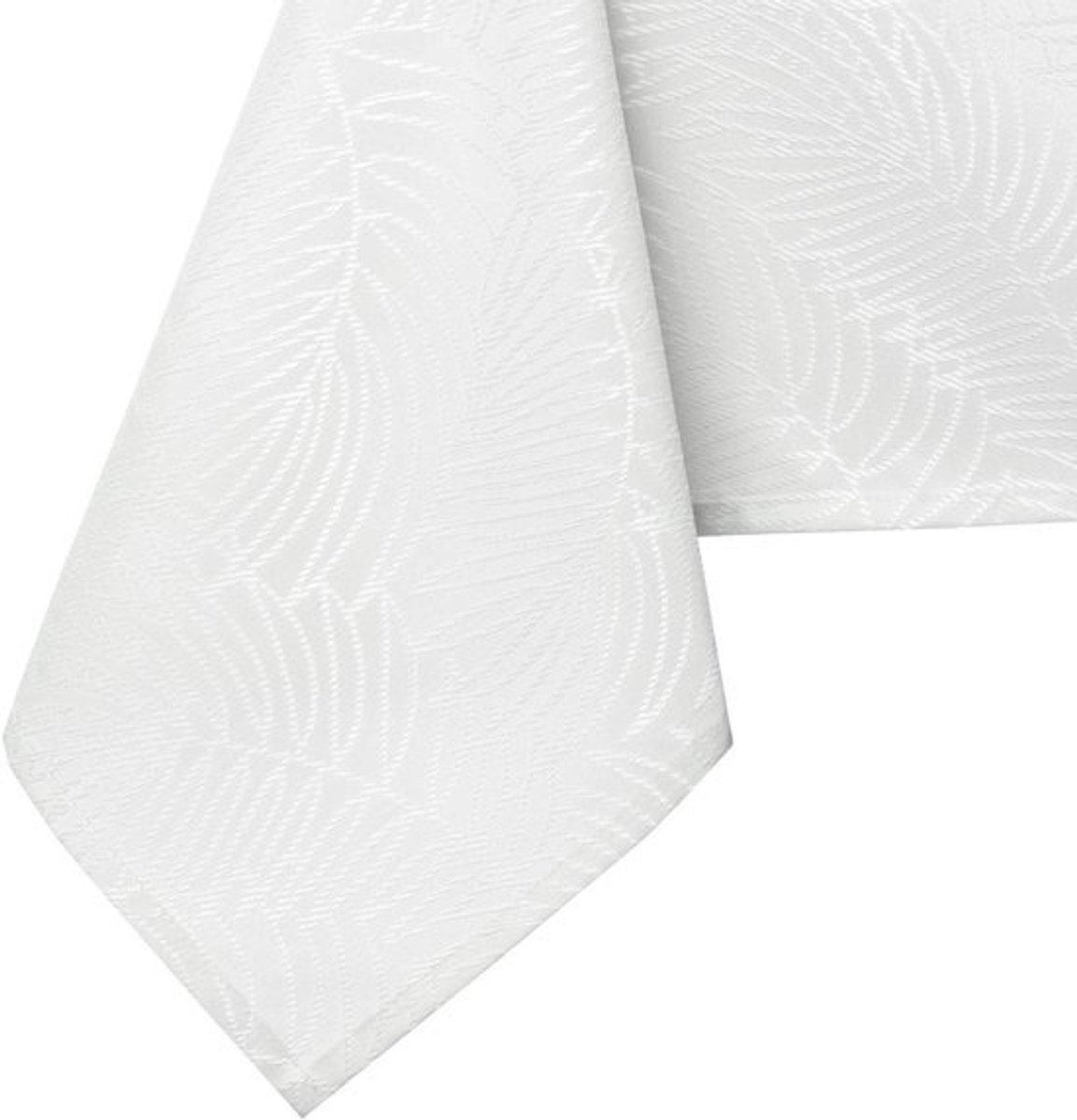 Tafelkleed - Linnenlook - Diner Decoratie - Waterafstotend - 140x350cm - Wit