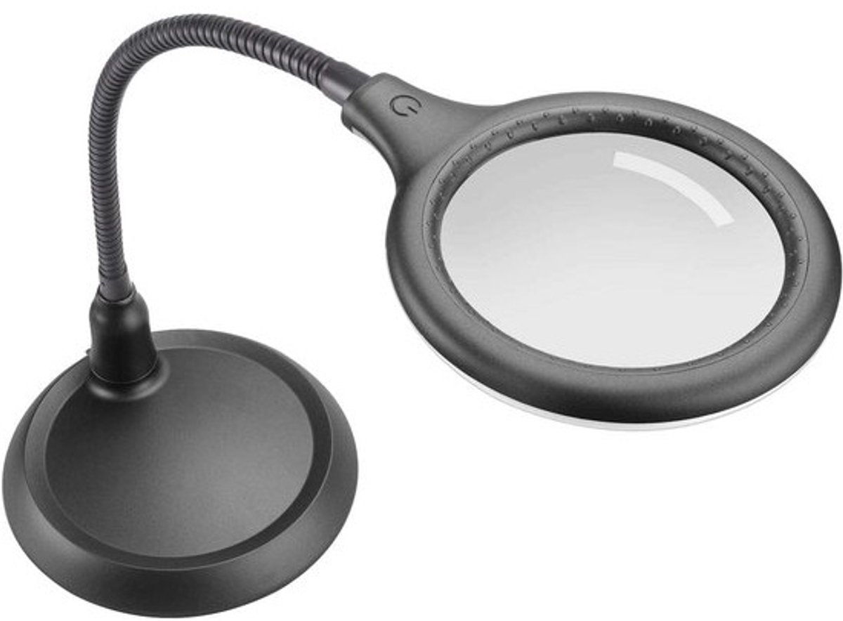 Vergrootglas met Verlichting - Vergrootglas op Standaard - Loep - Vergrootspiegel voor Volwassenen en Kinderen - Studie