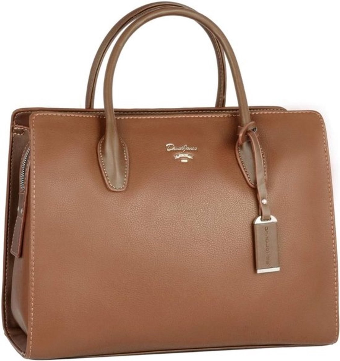 Grote Dames Handtas Schoudertas Crossbody Tote Werktas van PU Leer met Veel Vakken - Bruin Camel