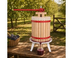 Froadp Handmatige Fruitpers - Handmatige Wijnpers - Sappers - Incl. Persdoek &Drukplaat - voor vers fruit, familiebijeenkomsten,Wijnmaken - 18L