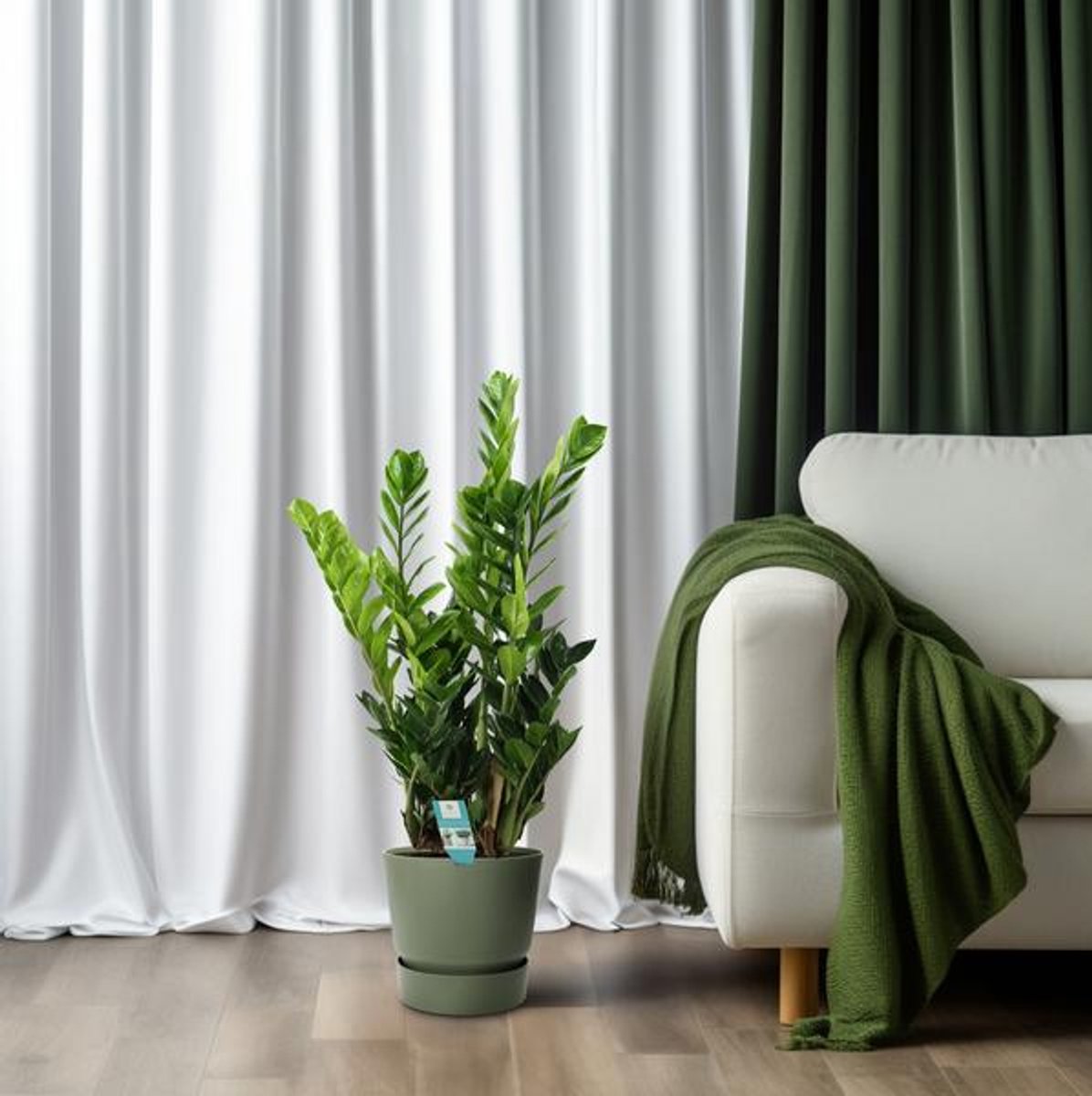 Zamioculcas (ZZ-plant) 21cm - Ø21cm - 75cm