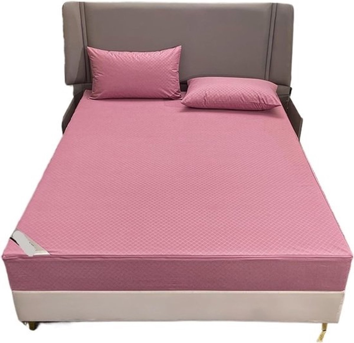 Waterdichte Matrashoes - Matrasbeschermer - Bescherming - Volledige Bescherming Rits - 160x200x25cm - Zandkleur