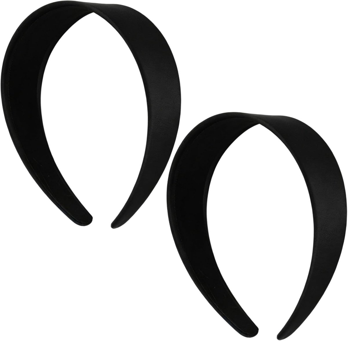 Brede Fluwelen Haarbanden voor Dames, Zwart 4 cm, Elegante Accessoires voor Feestjes, Dagelijks Gebruik en Diverse Frisuren