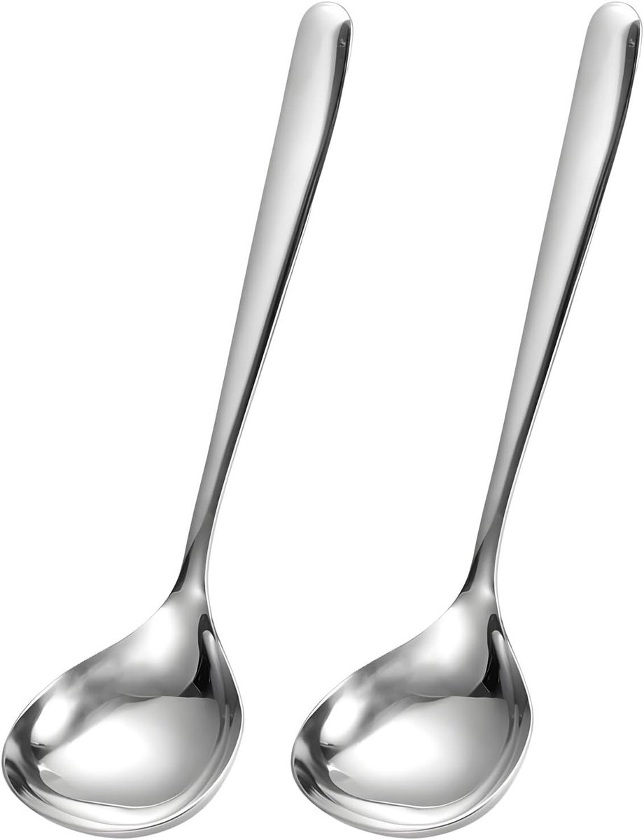 Professionele RVS Scheplepels van 20 cm - Vaatwasmachinebestendig voor Keuken, Restaurant en Huishouden