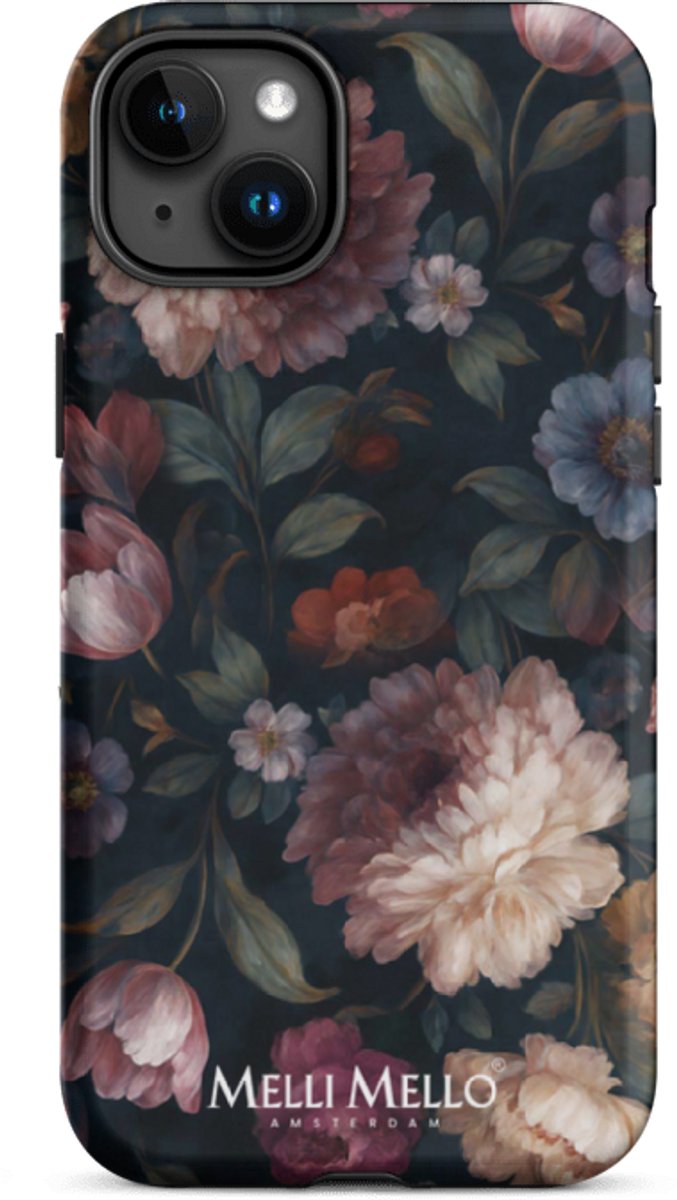 Melli Mello Telefoonhoesje Noir Bloom (Tough Case) - Apple iPhone 15 Plus