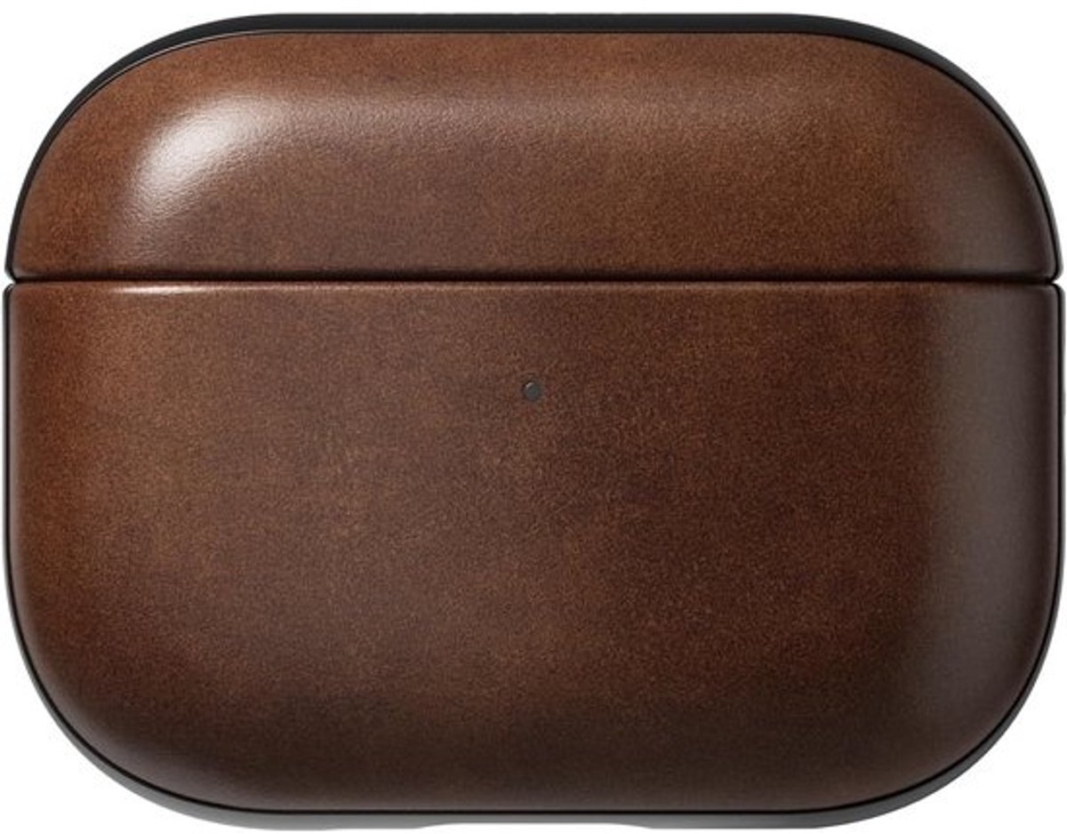 Leren hoesje voor AirPods Pro 3e generatie van echt leer met patina effect