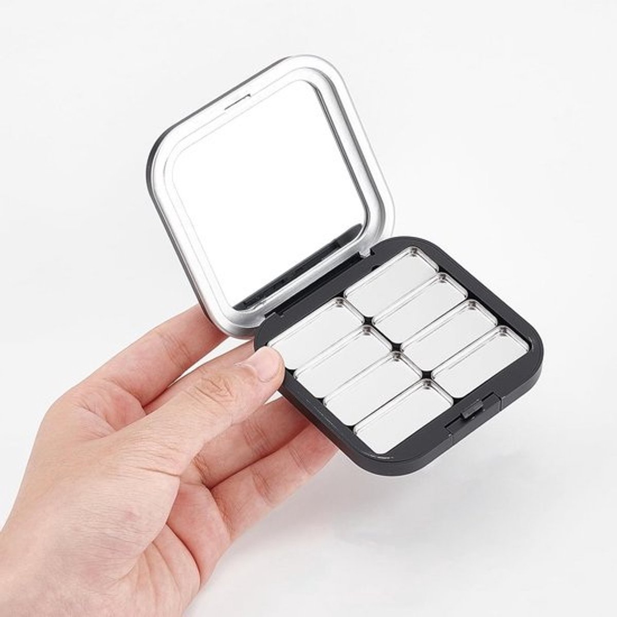 Lege Make-up Palette met 8 Vaks voor DIY Oogschaduw en Blush