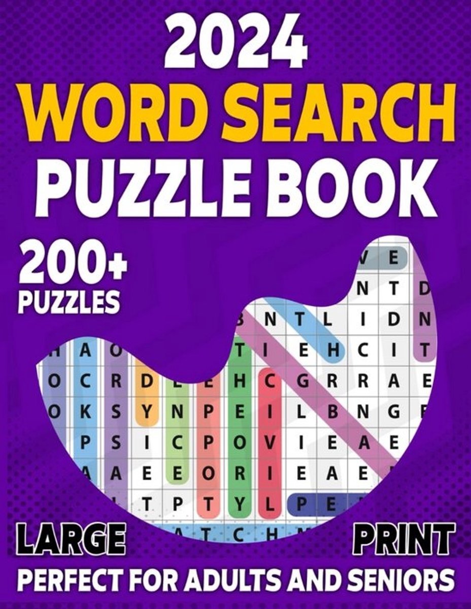Woordzoeker Puzzelboek 2024: 200+ Thema Puzzels met Meer Dan 3500 Woorden voor Volwassenen en Senioren