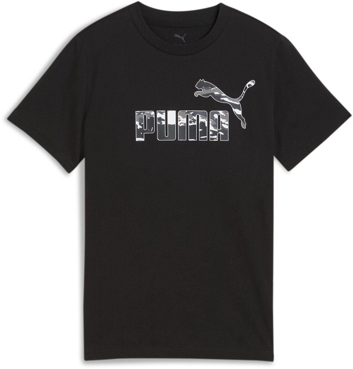 Kinder-T-shirt Puma Ess Camo Zwart