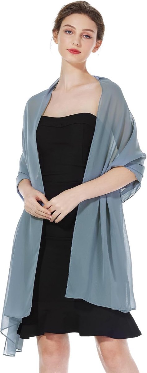 Chiffon Sjaal En Wraps Lichtgewicht Sjaals Gestolen Zijde Gevoel Sheer Cover Up Voor Vrouwen Zomer Bruiloft Bruidsmeisjes Avond