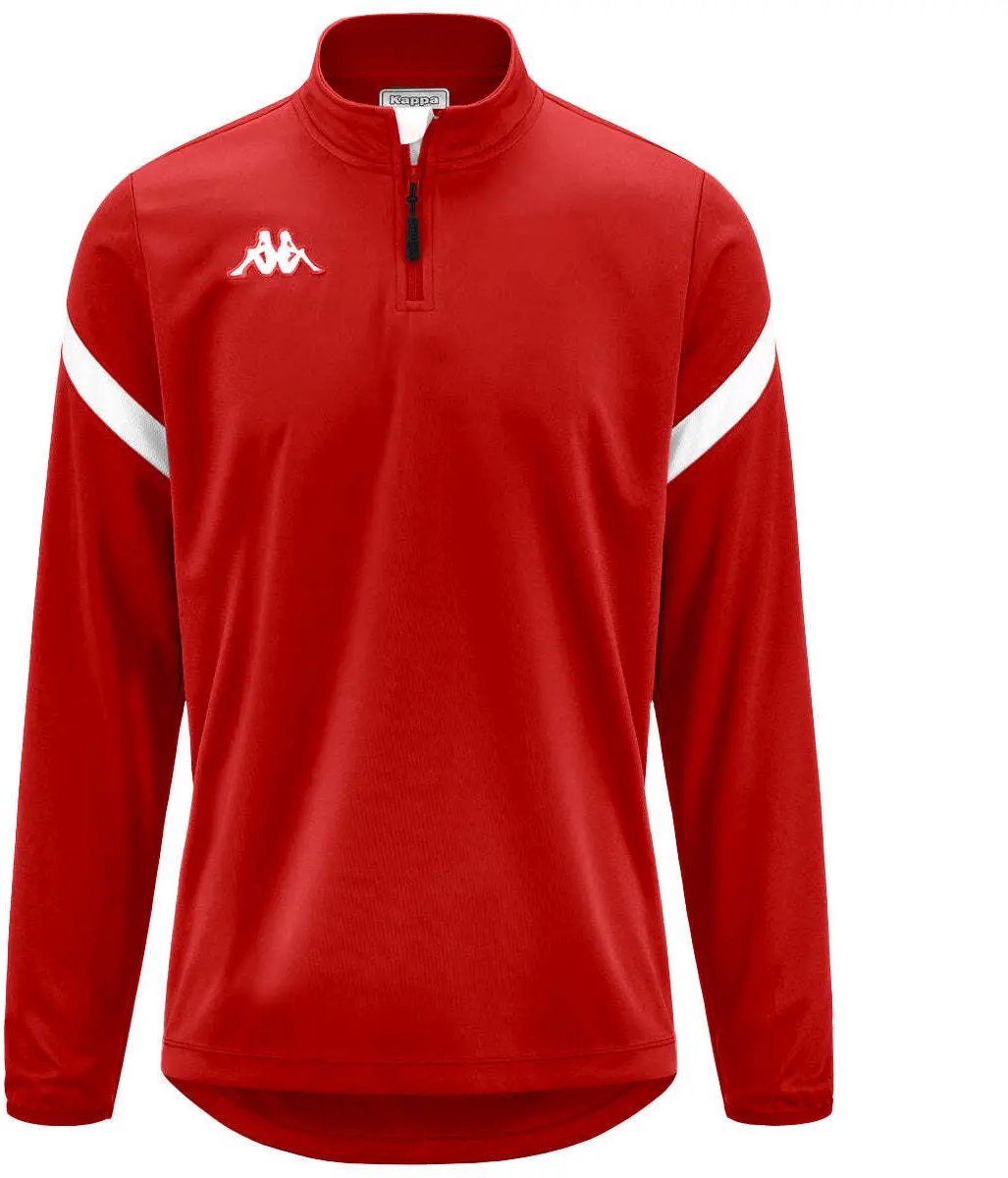 1/2 rits trainingsjack Kappa Dolvole Rood