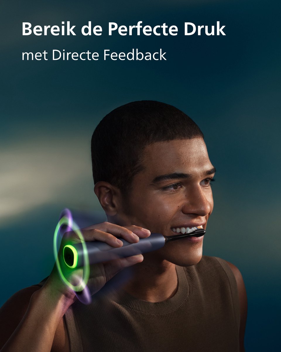 Philips Sonicare Next-Generation DiamondClean 9900 Prestige Elektrische Tandenborstel – met SenseIQ Technologie, Volledige Poetsbegeleiding en Smart Pressure Feedback, Sonic Blue HX9813/98 thumbnail 6