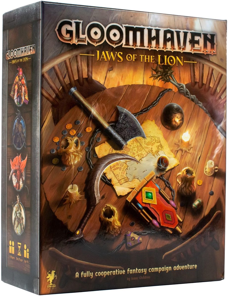 Bordspel Gloomhaven: Jaws of the Lion - Strategisch spel voor 1-4 spelers