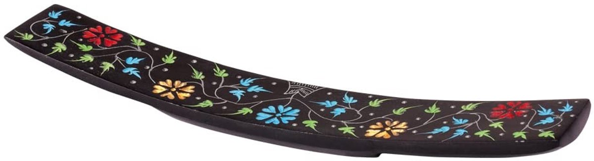 Incense Stick Holder - Zwart, kleurrijk ontwerp