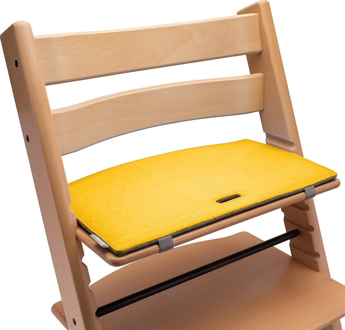 Stoelkussen voor Hoogstoel - Geschikt voor Stokke Tripp Trapp - Geel/Grijs