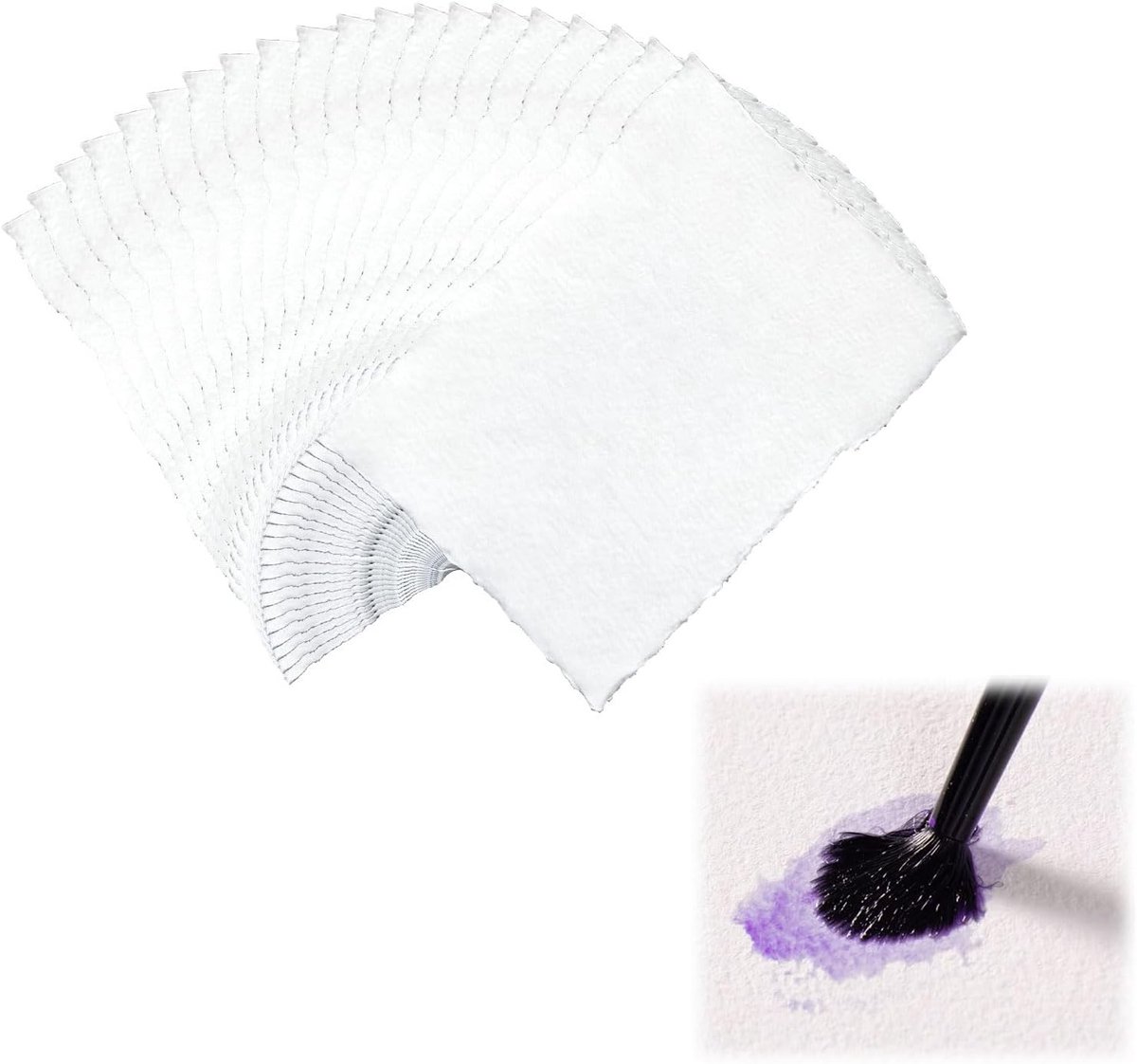20er Pack Blanko Büttenpapier 300 GSM voor Kunst, DIY Projecten en Briefpapier - Perfect voor Schilderen en Kaarten maken