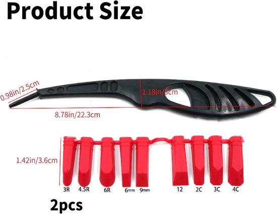 Set van 2 silicone voegafwerkers voor tegels - veelzijdige spatula voor voegen, gladstrijken en voegen vullen — afbeelding 5