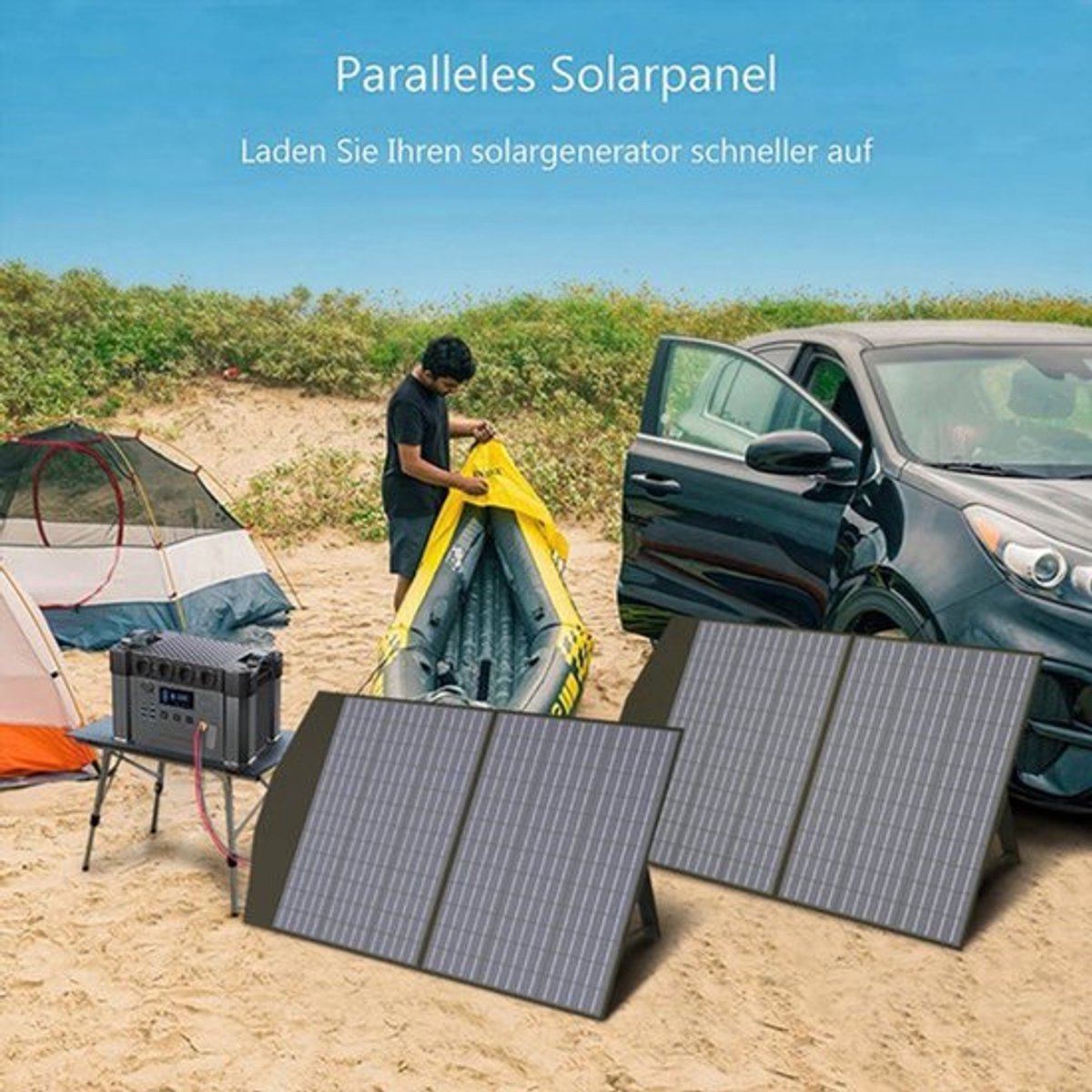 Powerstation – Draagbare Accu – Noodstroomvoorziening – Mobiele Energie – 2000W Vermogen – 1500Wh Capaciteit