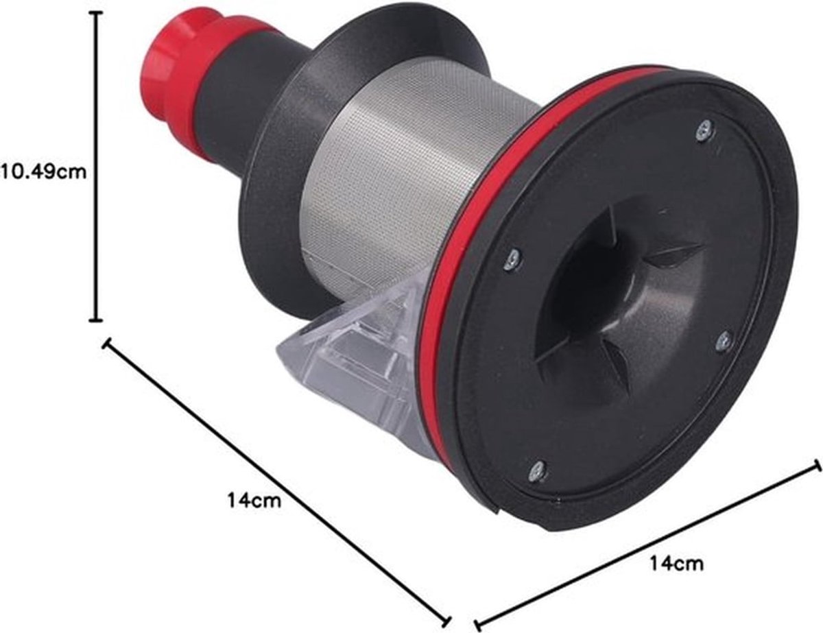 Stofemmerfilter voor P11 ABS Stofzuiger - Vervangingsonderdelen en Accessoires