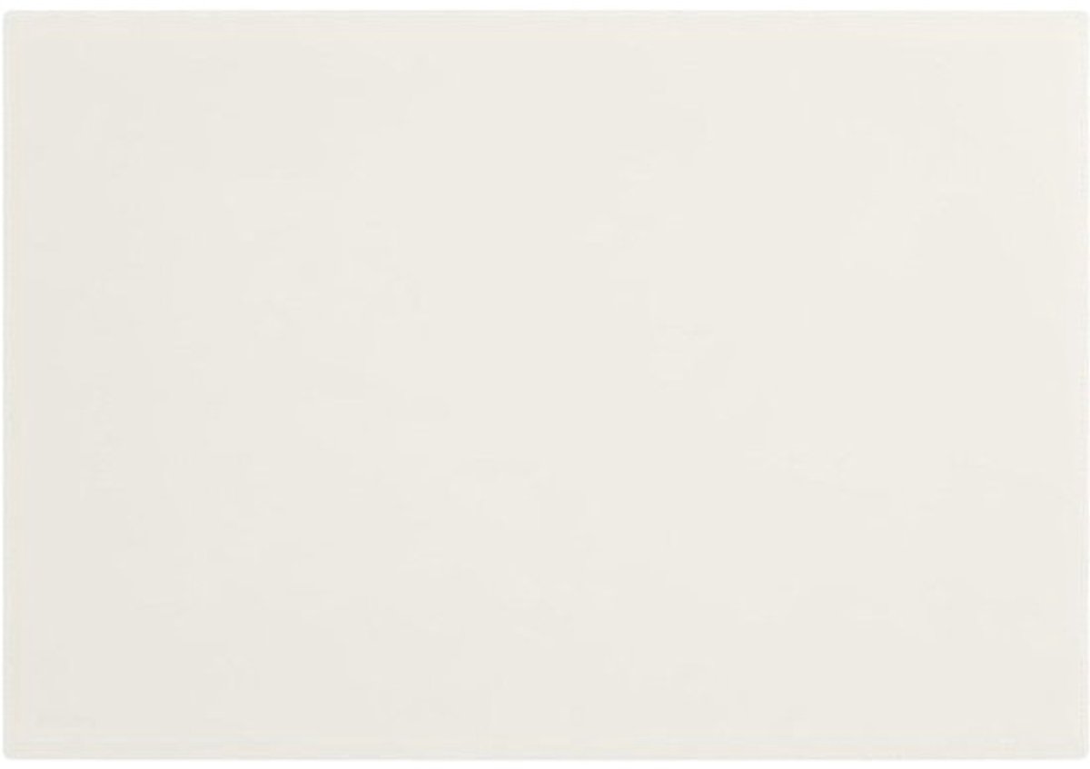Bureaulegger Leer - Bureaumat Muismat - Bureau Organisatie - Handgemaakte Stiksels - 65x45 cm - Wit