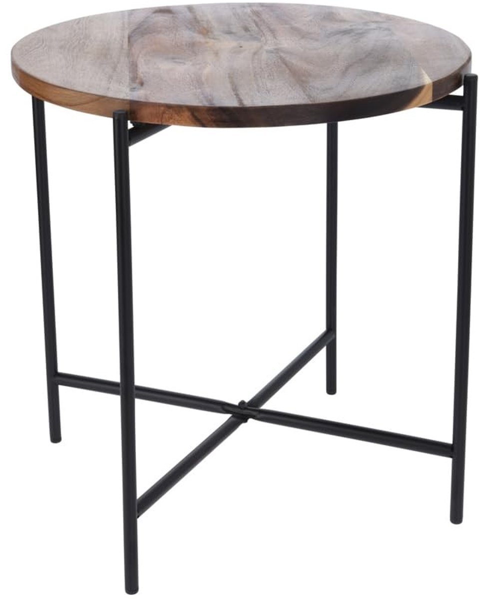 Bijzettafel van acaciahout - Ø45 cm - Hoogte 38 cm