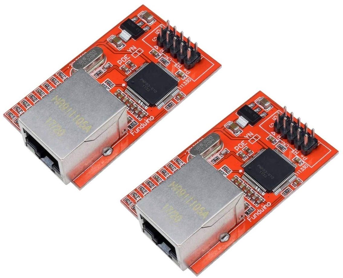 2pcs Mini W5100 LAN Ethernet Shield - Netwerkmodule