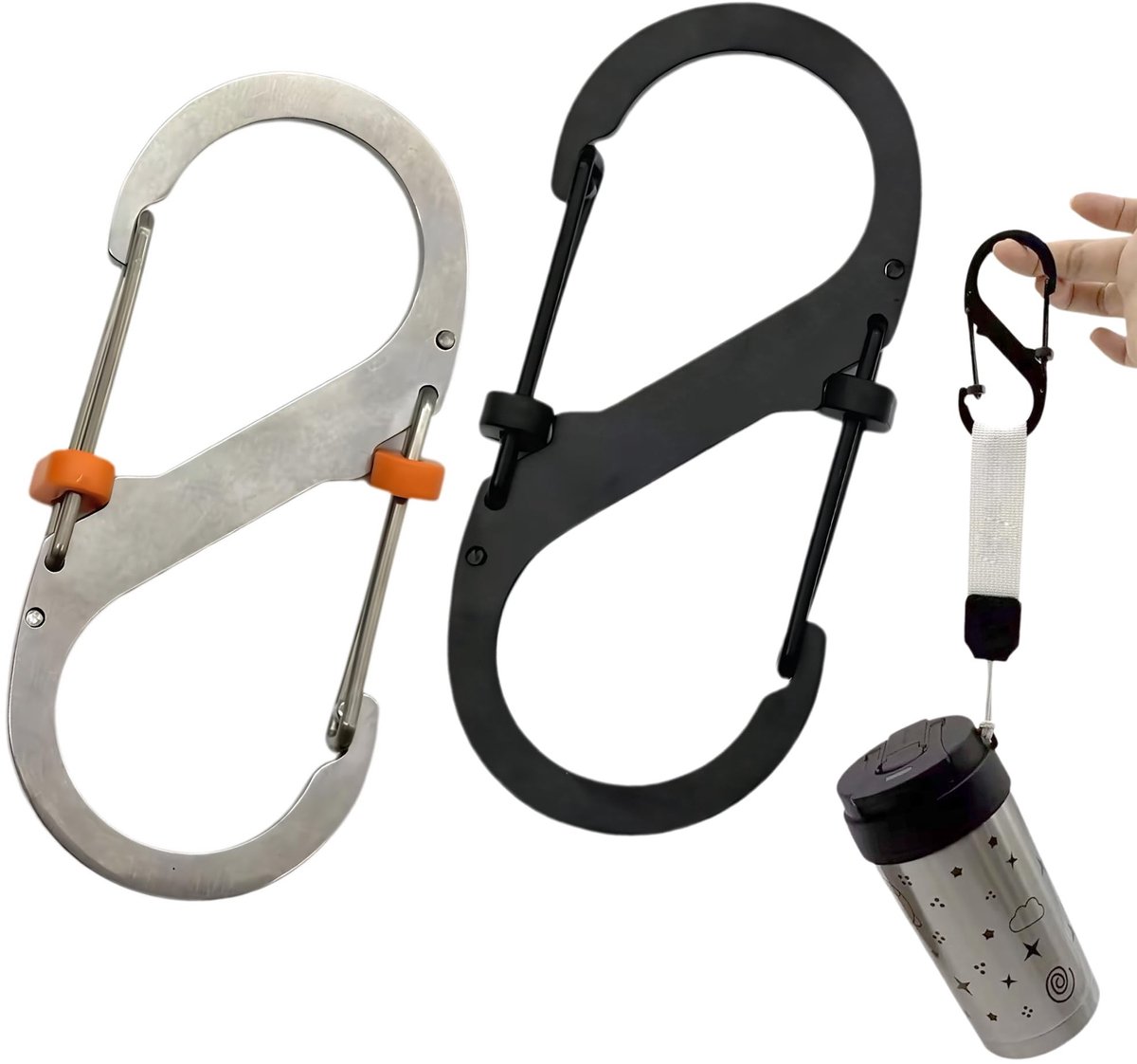 Mini S-Haak Camping Haken - 10 Stuks voor Sleutels