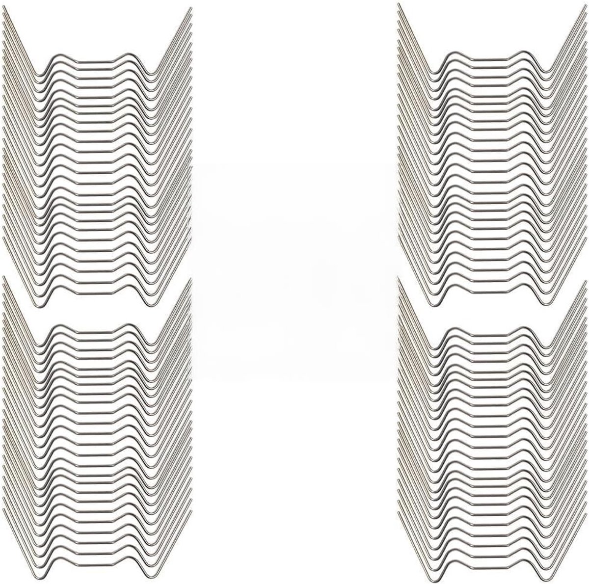 100 stuks roestvrijstalen bevestigingsclips voor broeikas, sterke klemmen voor glas en polycarbonaat panelen, ideaal voor onderhoud en reparatie