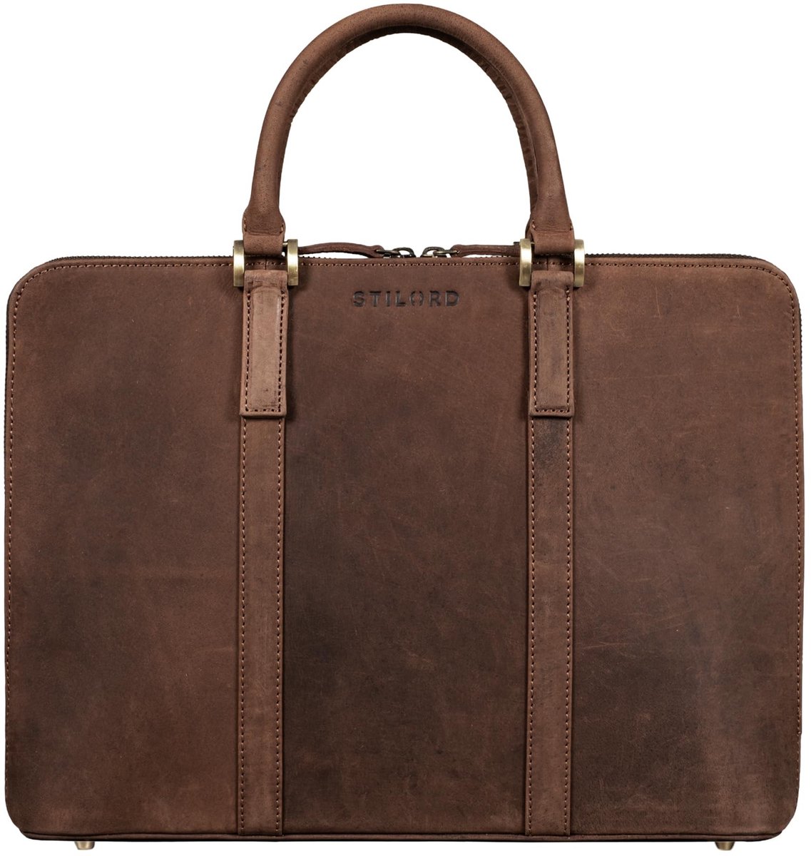 Leren Briefcase - A4 - Elegante Dames Messenger Bag
