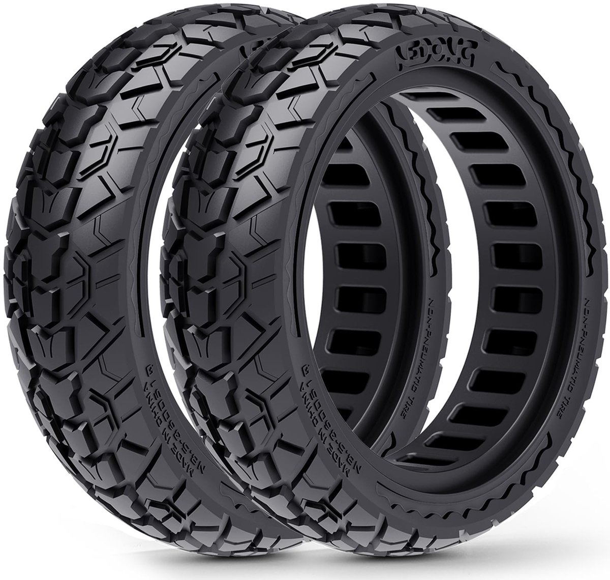 2 Stuks 10x2.5-6.5 Vervangbanden voor Scooter - Tubeless