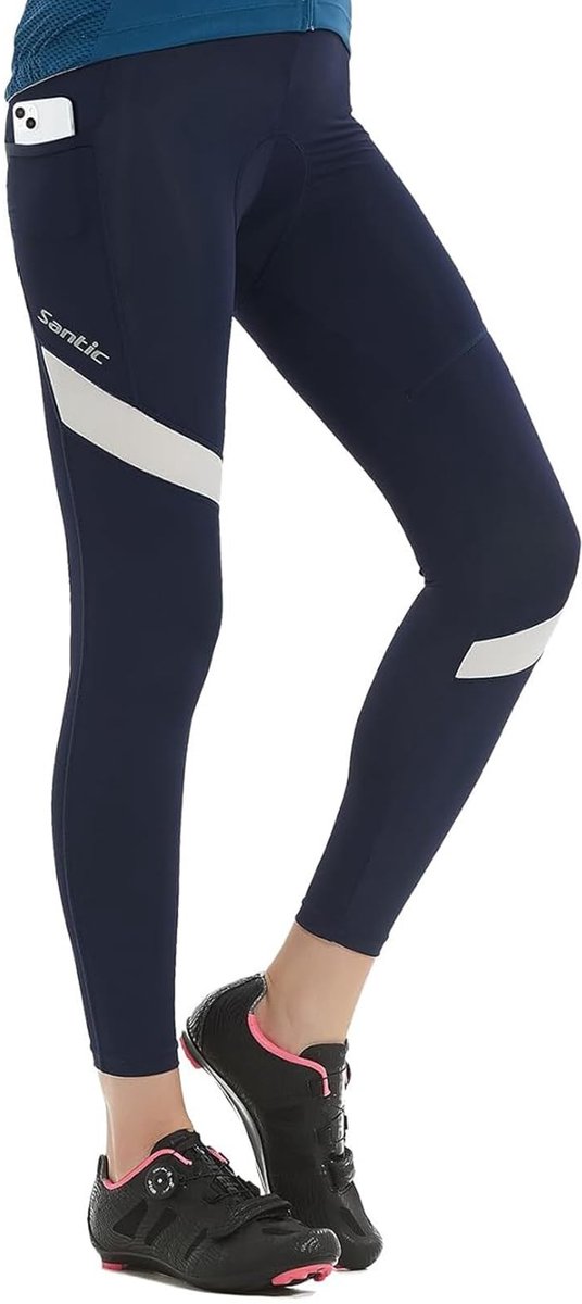 Dames Fietsshorts Lang met Zitkussen - Classic Pink