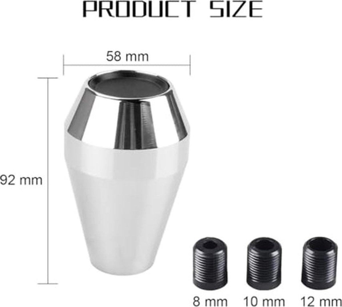 Handmatige versnellingspook voor auto, handmatige versnellingshendel, universele pookknop, aluminium, legering, versnellingspook, aluminiumlegering, auto