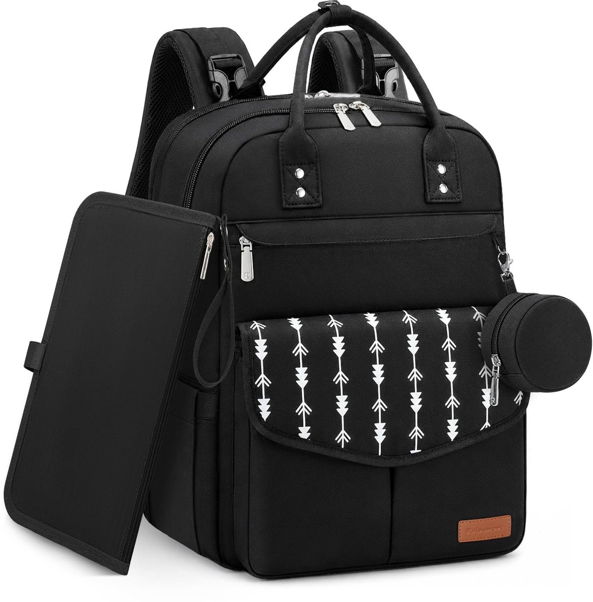 Luiertas Rugzak - 28 Liter - Zwart