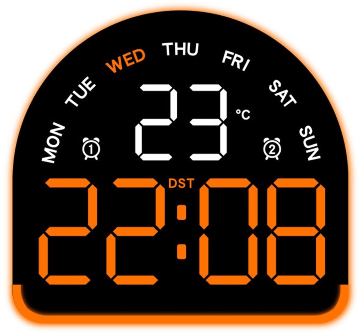 Digitale Desktop Wekker met Alarm en Temperatuurweergave